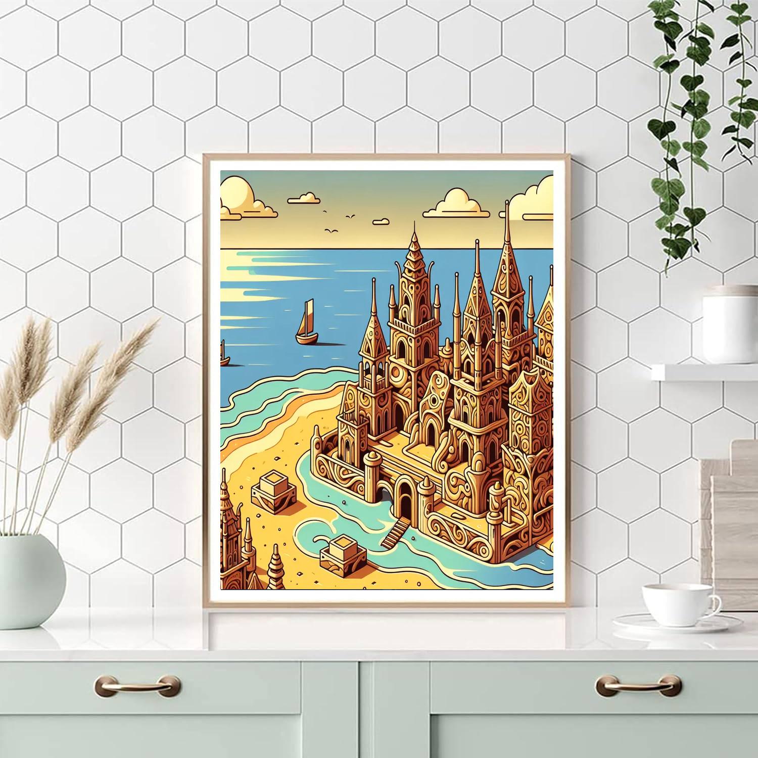 Sandcastle Spectacle Paint By Numbers Kits