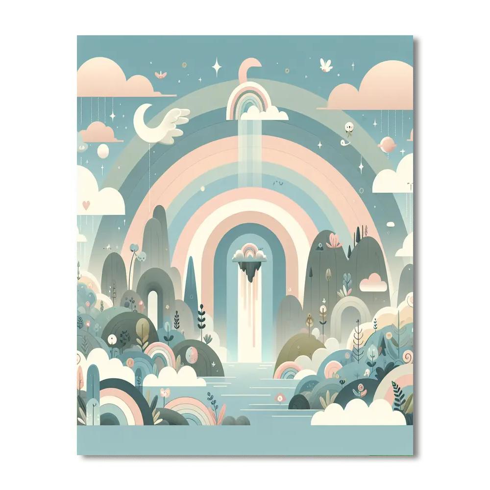 Magical Dreamland Journey Painting Number Kit
