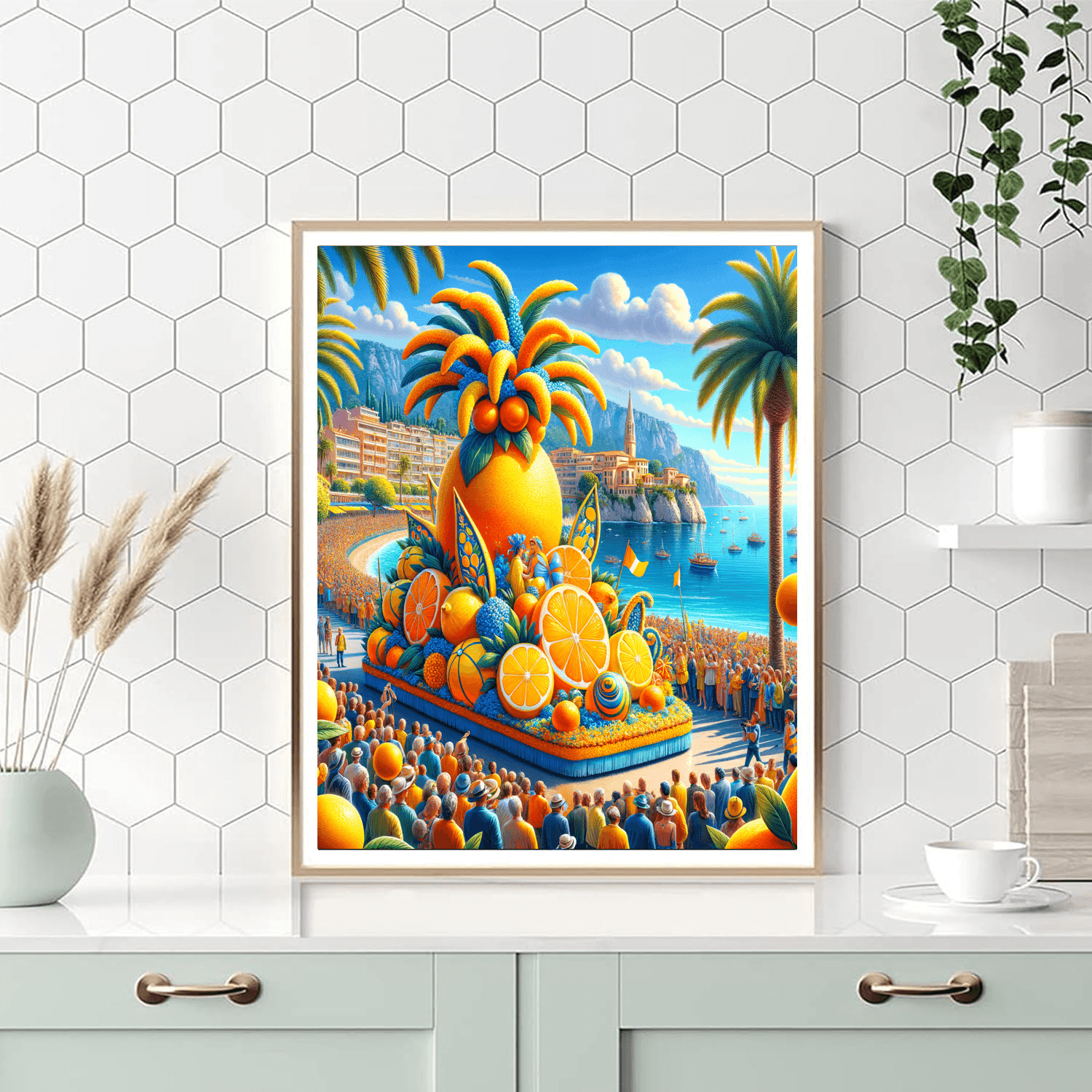 Lemon Festival - Menton Painting By Numbers Kit
