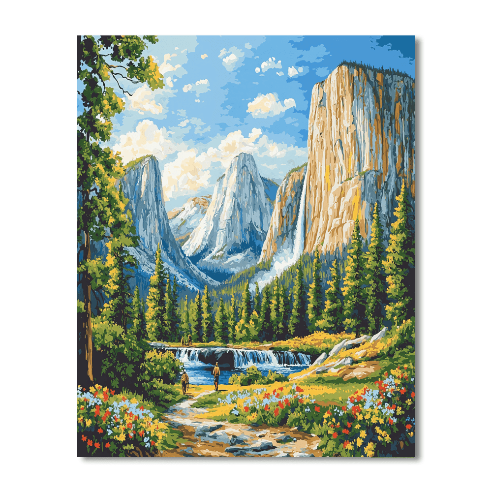 Yosemite National Park DIY Paint By Numbers