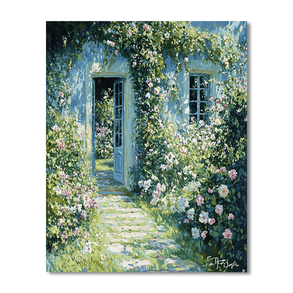 Claude Monet Inspired Hidden Garden  Paint By Numbers Kits