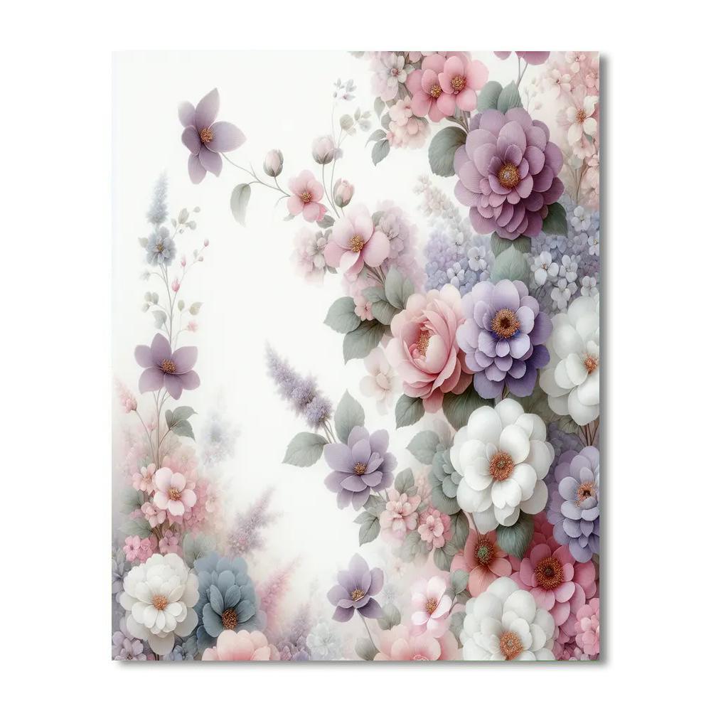 Floral Elegance Symphony Paint By Number