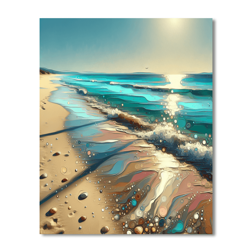 Charming Ocean Paradise Painting Number Kit