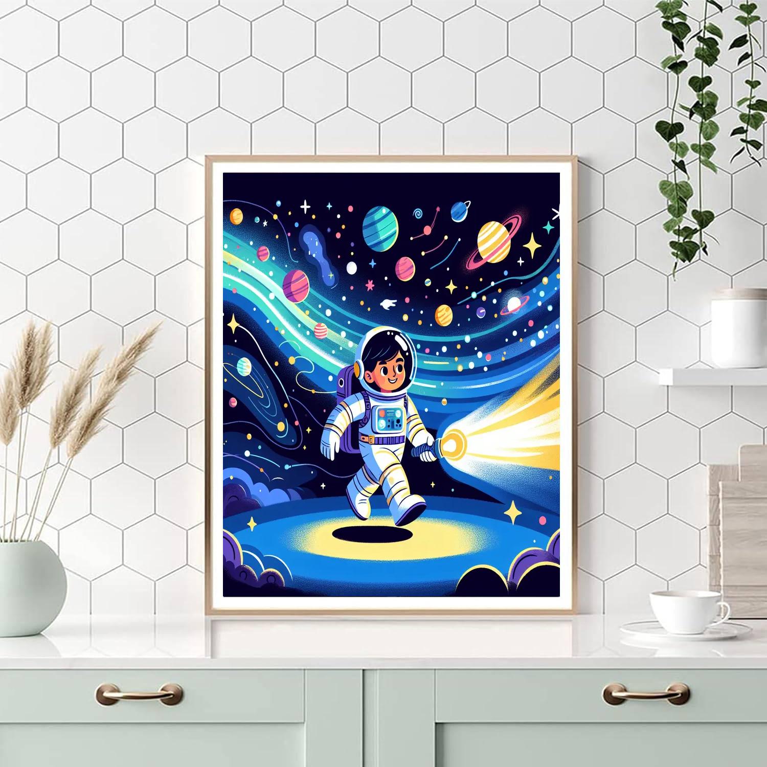 Galaxy Exploration Quest Paint By Numbers Kits