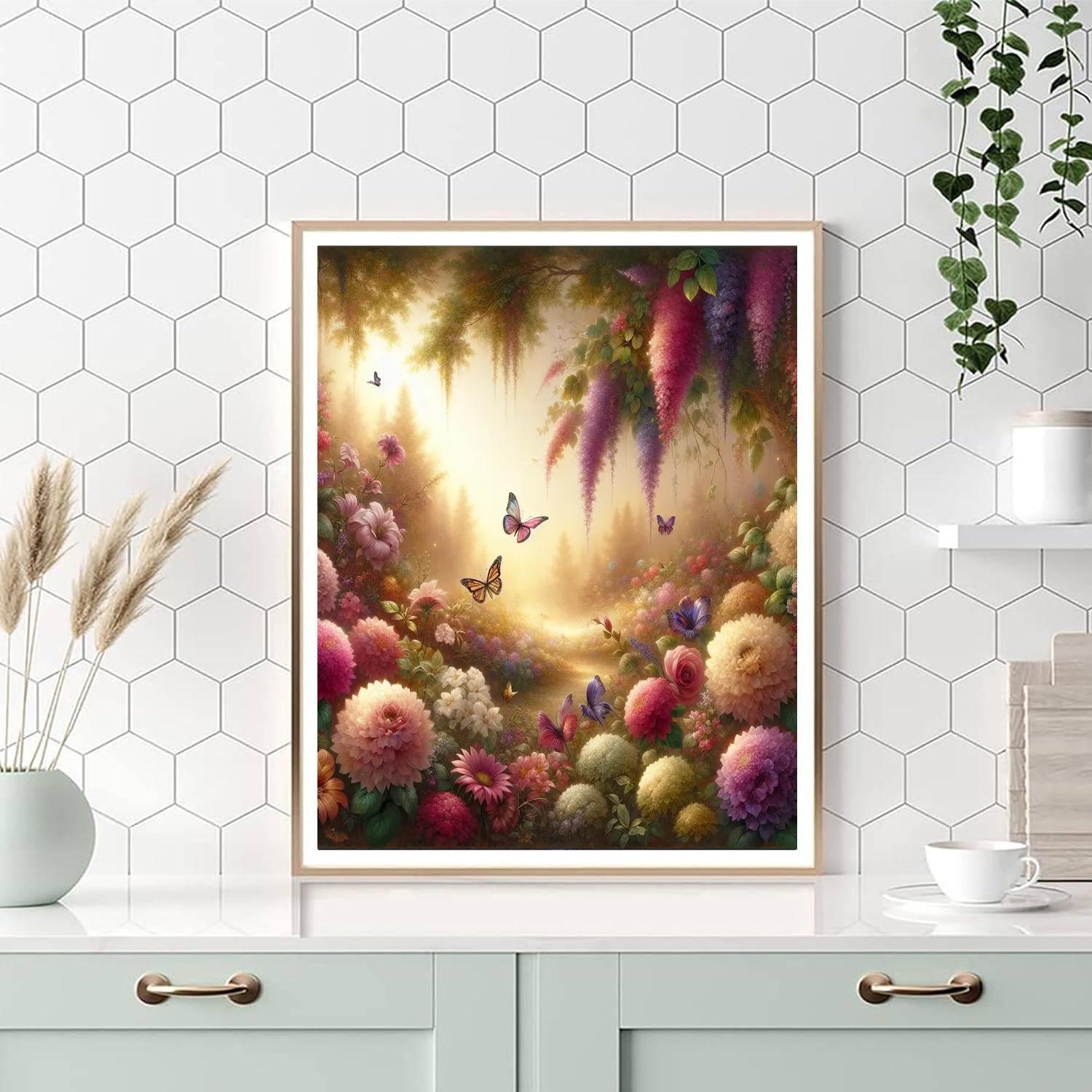 Ethereal Garden Escape Numbered Painting Kits