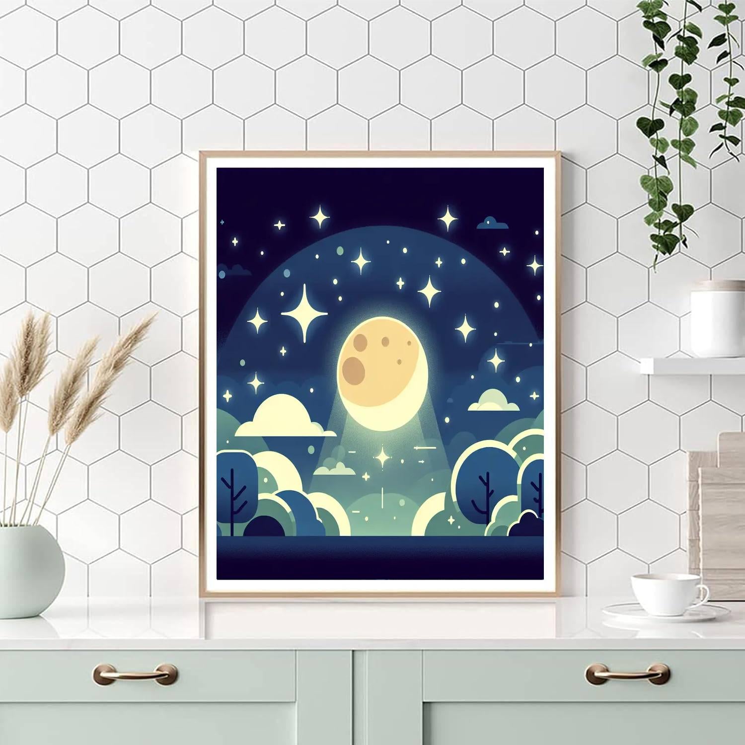 Twinkling Night Numbered Painting Kits
