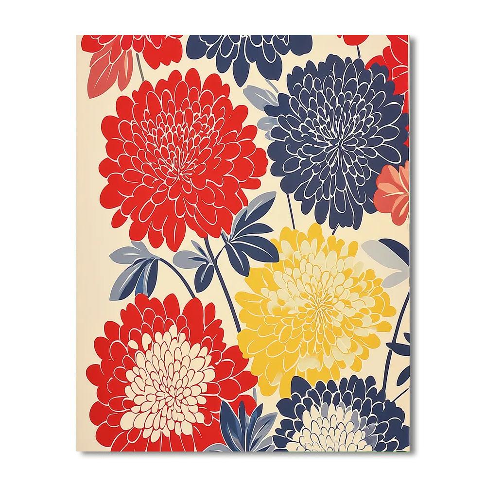 Yayoi Kusama Inspired Floral Essence Of Infinity  Paint By Number