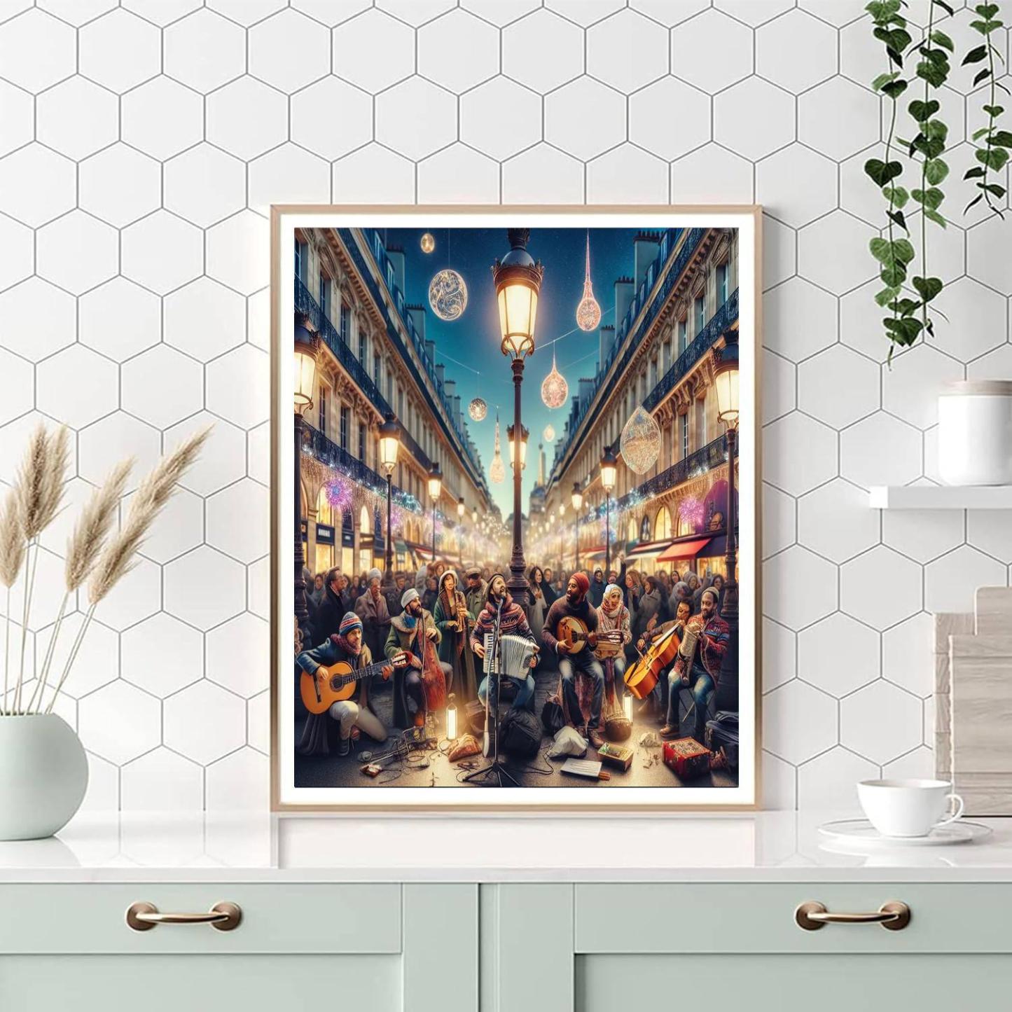 Fete De La Musique - Paris Numbered Painting Kits