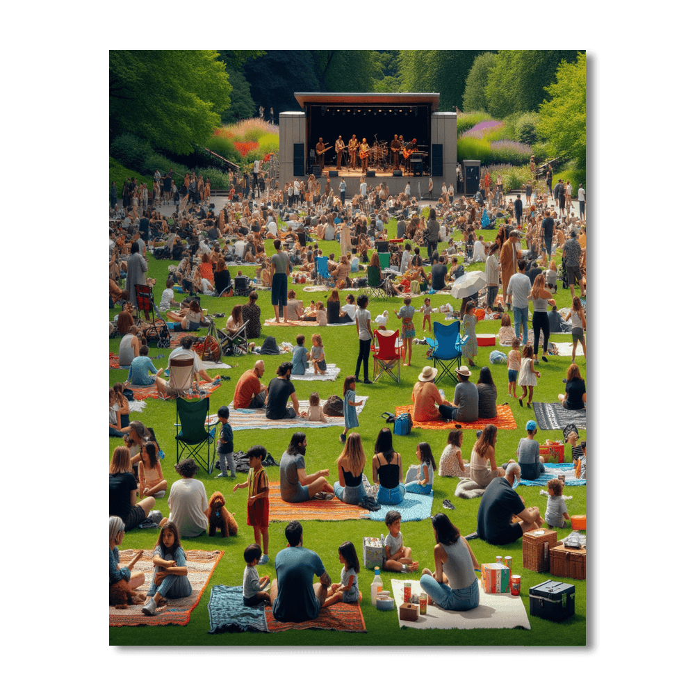 Harlem Meer Performance Festival - United States Painting By Numbers Kit