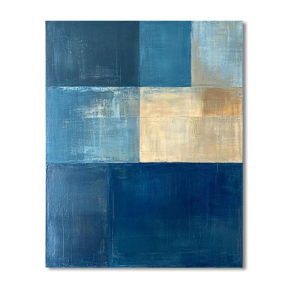 Mark Rothko Inspired Harmonic Stillness  Numbered Painting Kits