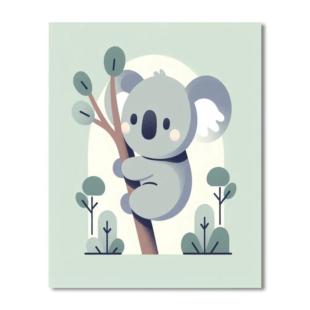 Cuddly Koala Paradise Paint By Numbers Kits