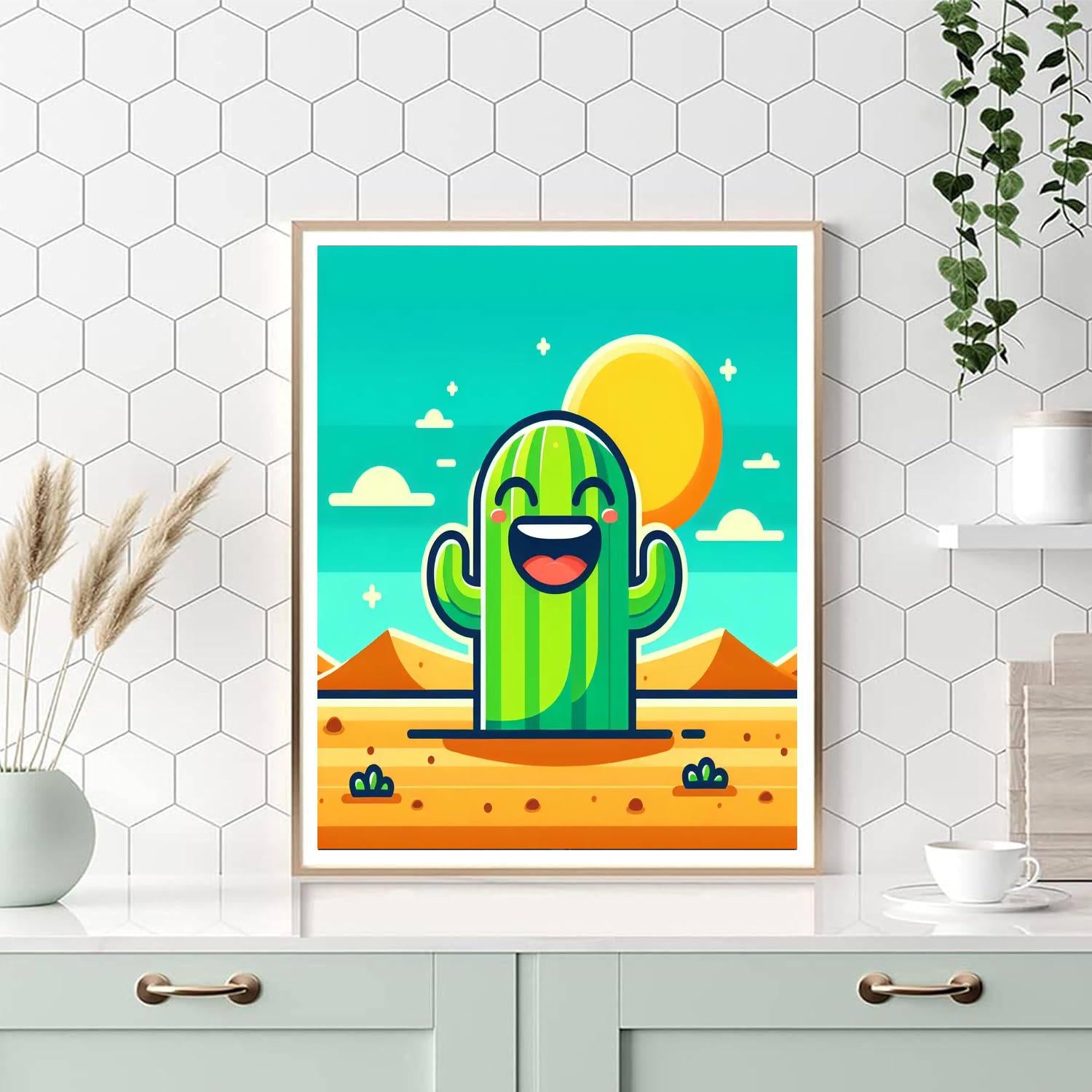 Cheery Cactus Adventure Paint By Numbers Kits