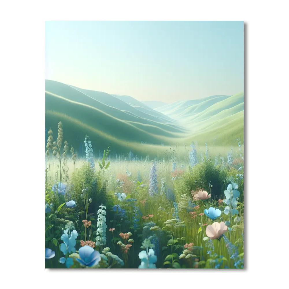 Whispering Meadow Serenity Paint By Numbers Art