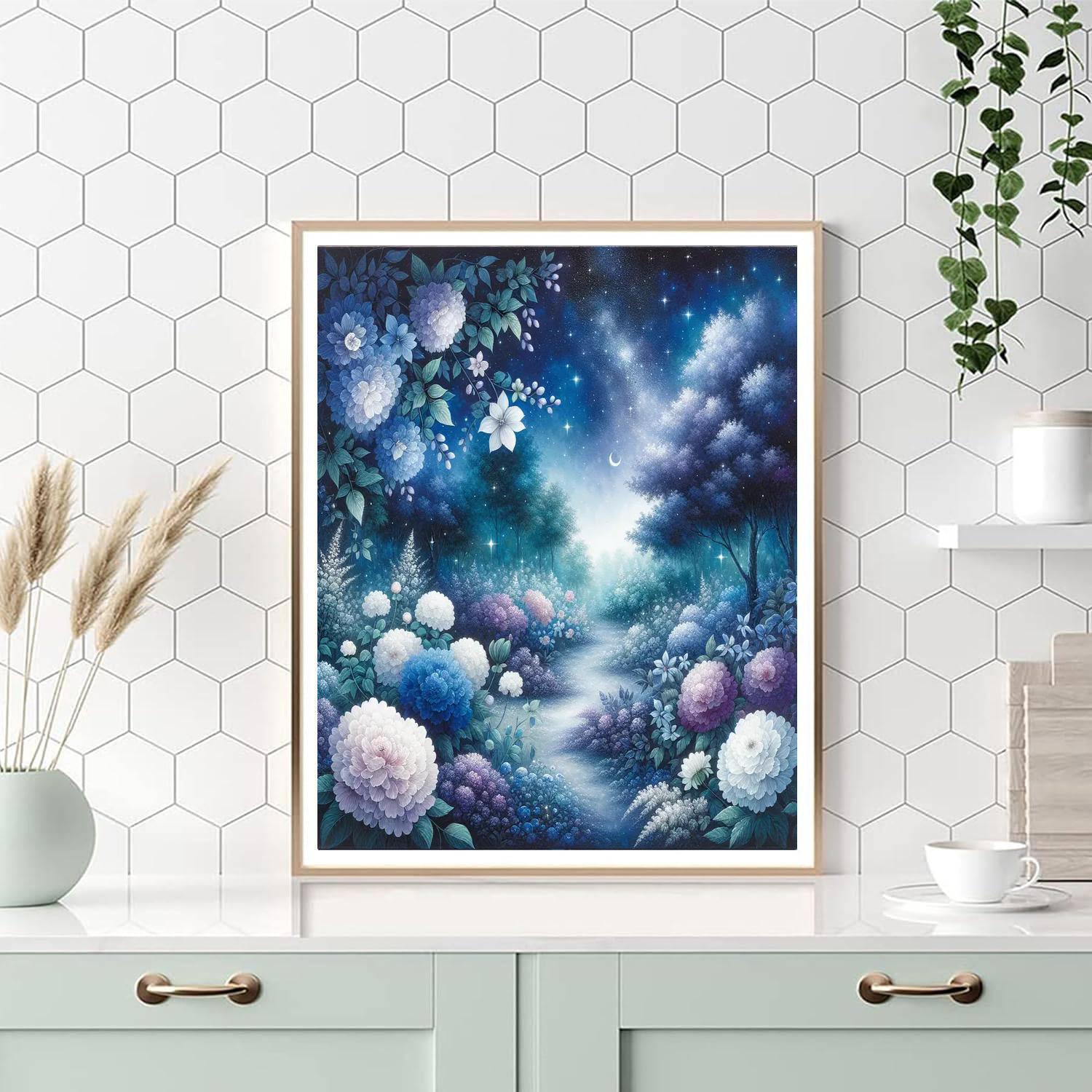 Magical Starlit Garden Paint By Number
