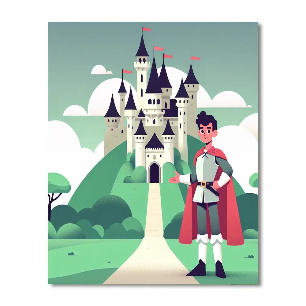 Adventure At Castle Hills Painting By Numbers Kit