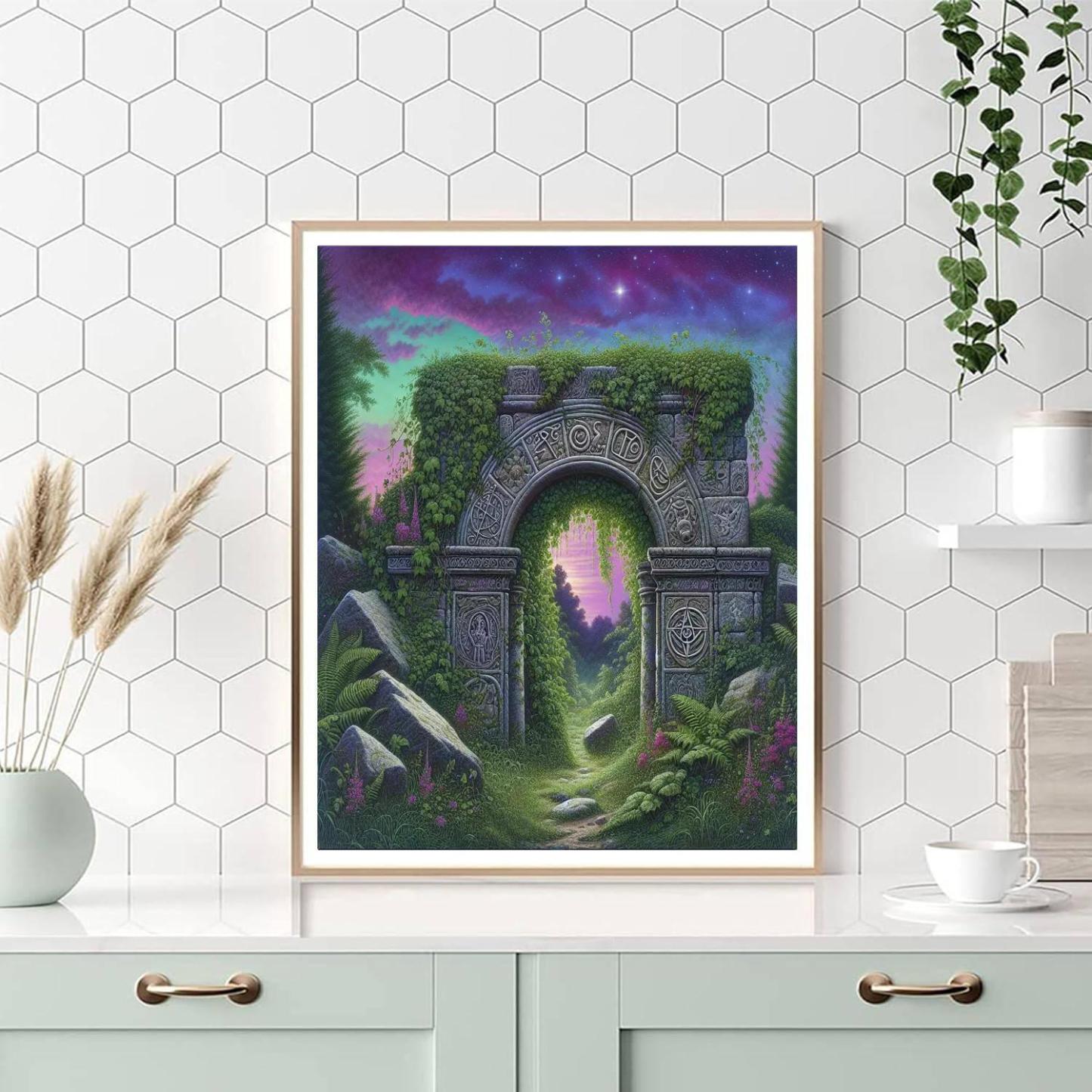 Ancient Mystic Portal DIY Paint By Numbers