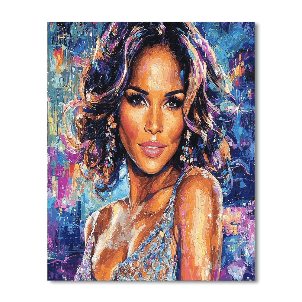 Halle Berry: The Fierce Elegance Of Hollywood's Trailblazer Painting By Numbers Kit