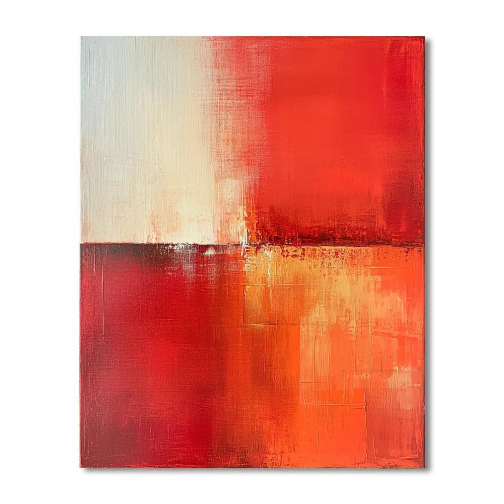 Mark Rothko Inspired Fires Of Reflection  Numbered Painting Kits