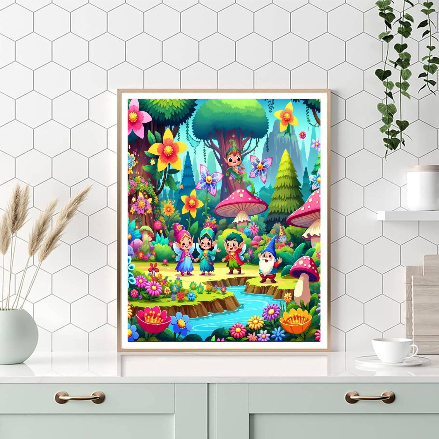 Exploration Of Enchanted Forests Number Painting