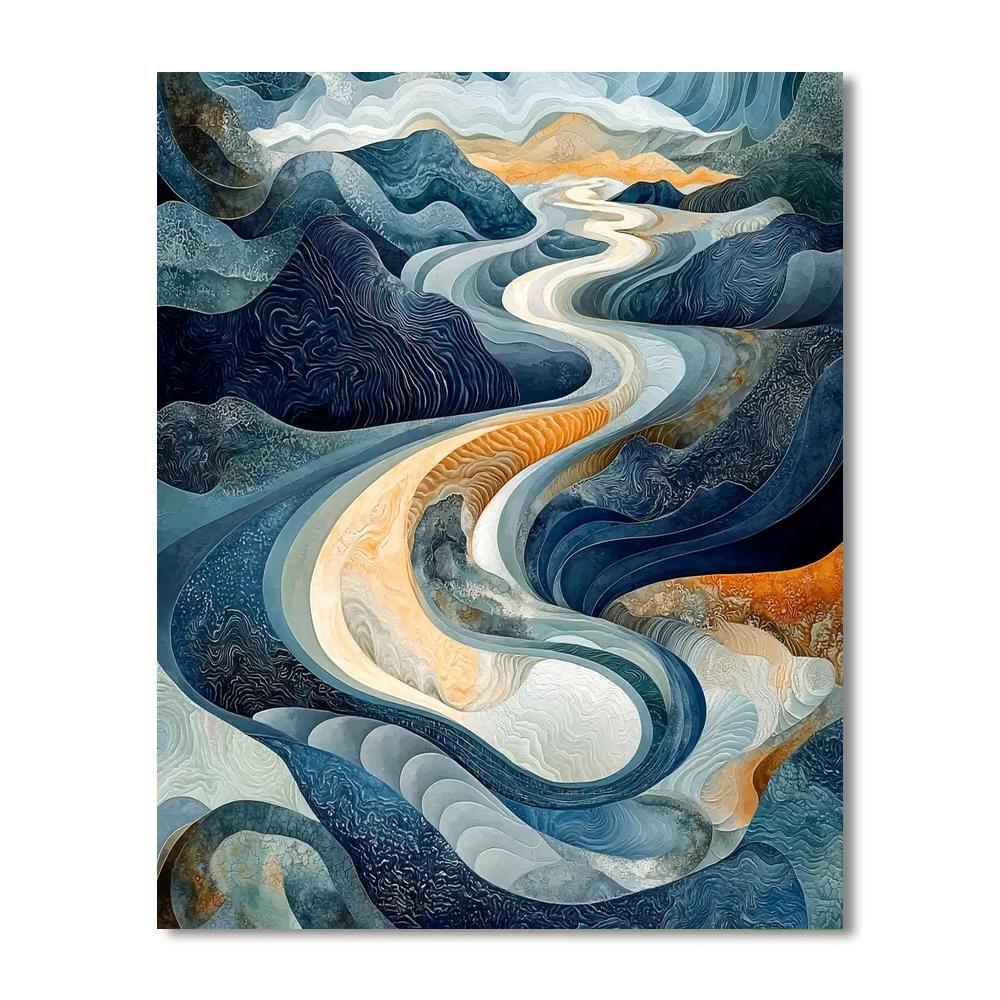 Max Ernst Inspired Mystical Echoes Of The Abyss  Paint By Numbers Kits