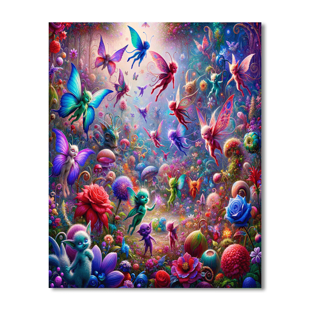 Fantasy Garden Retreat Painting By Numbers Kit