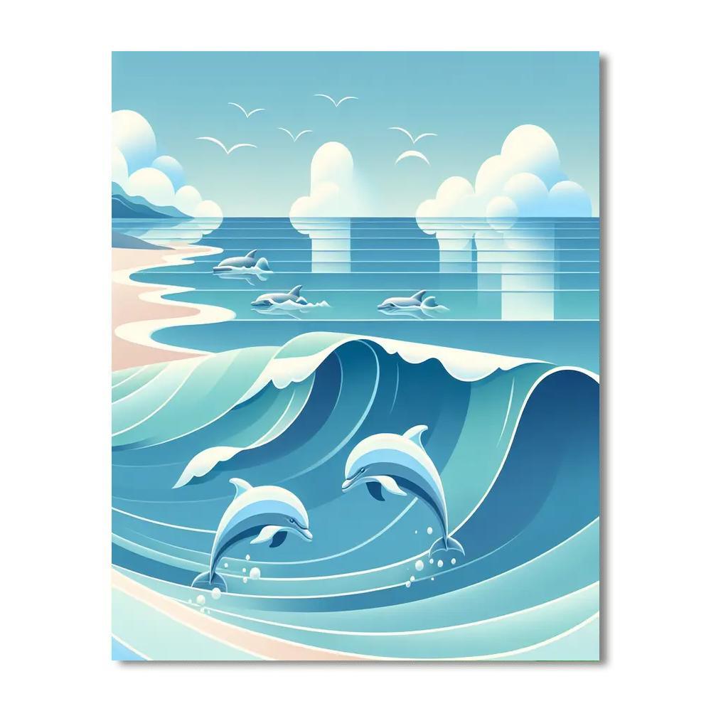 Dreamy Ocean Vibes Paint By Numbers