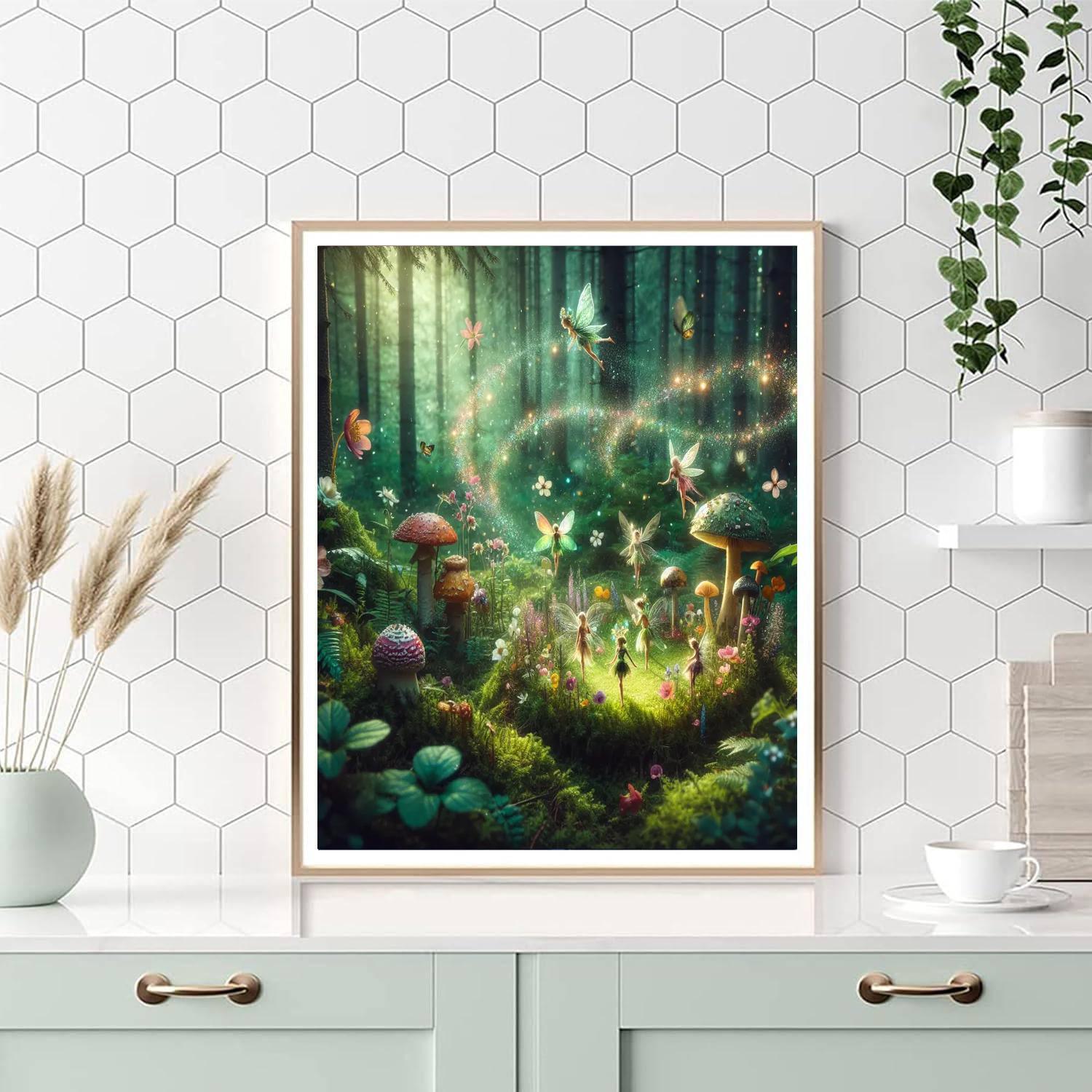 Enchanted Faerie Circle Paint By Number