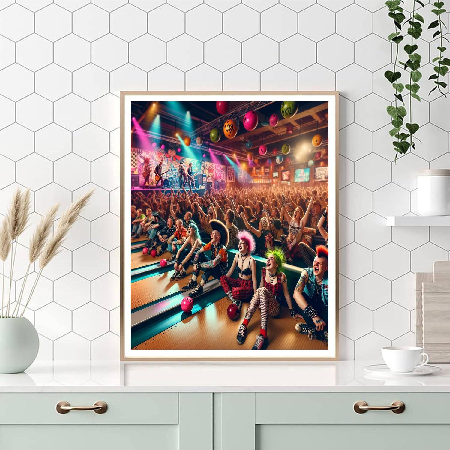 Punk Rock Bowling DIY Paint By Numbers