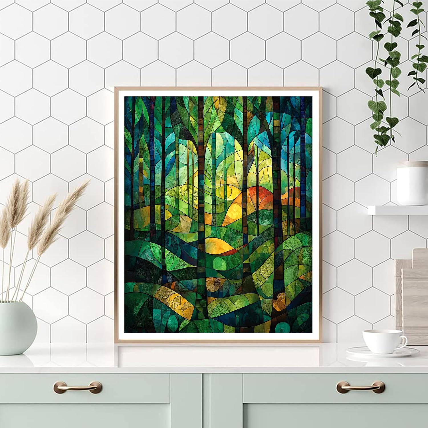 Frida Kahlo Inspired Nature's Lament  Numbered Painting Kits