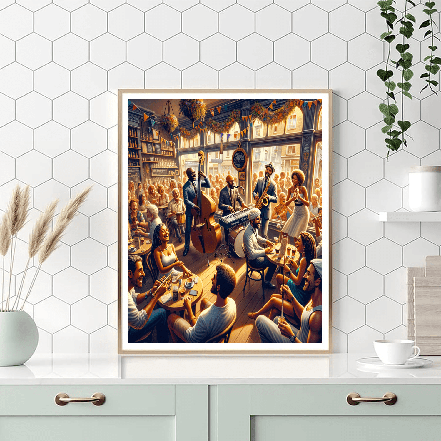 Wellington Jazz Festival Number Painting