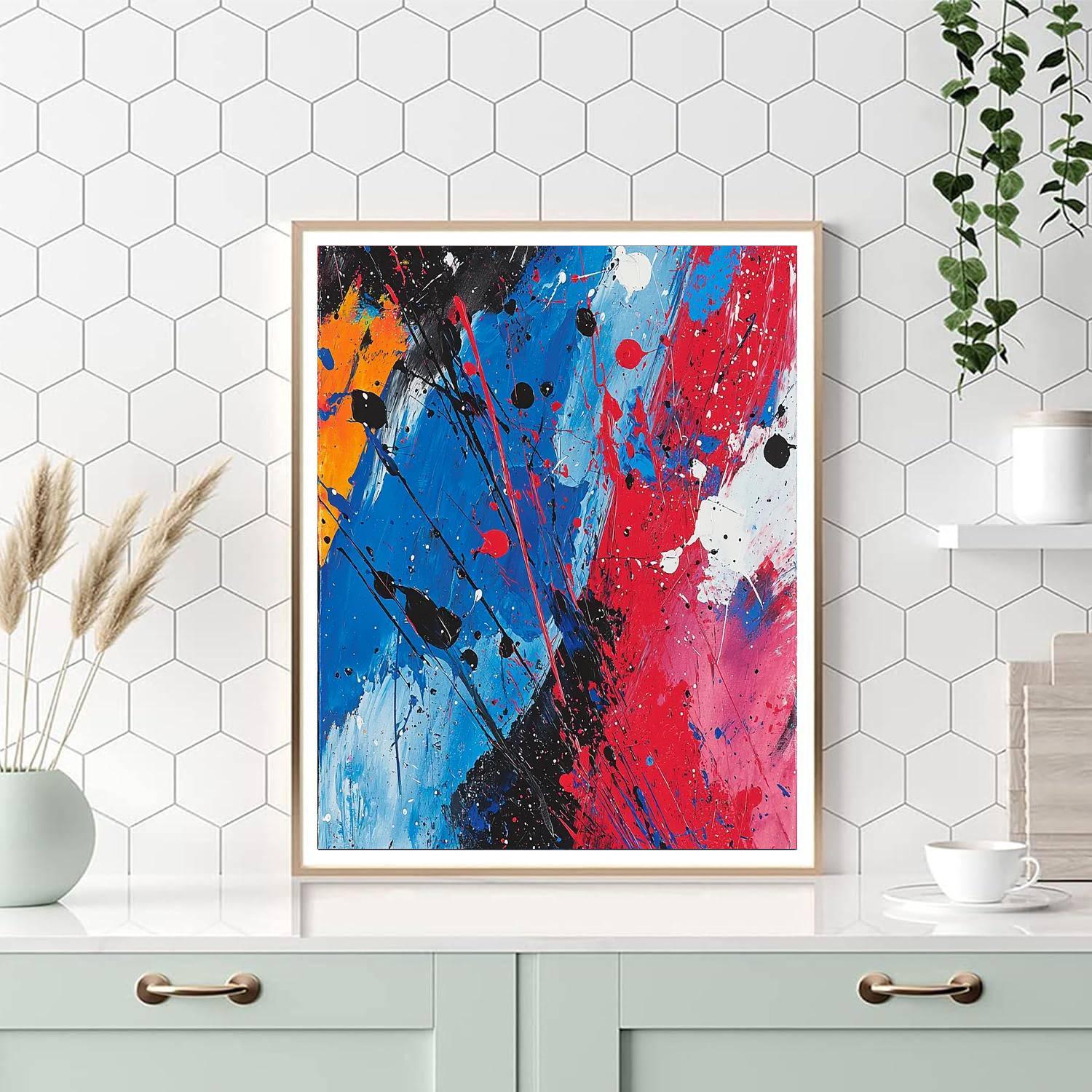 Jackson Pollock Inspired Abstract Motion  Paint By Numbers Kits