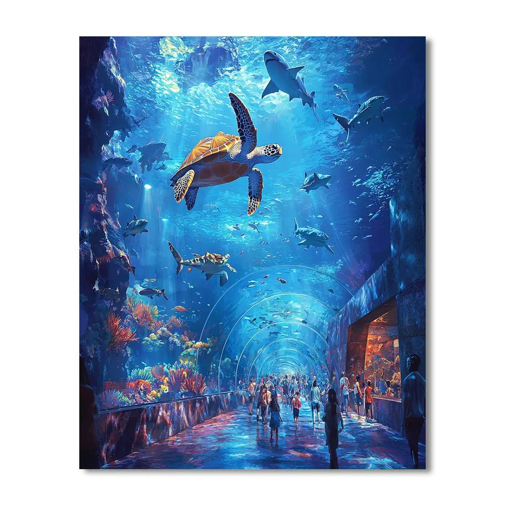 Maui Ocean Center - Hawaii Numbered Painting Kits