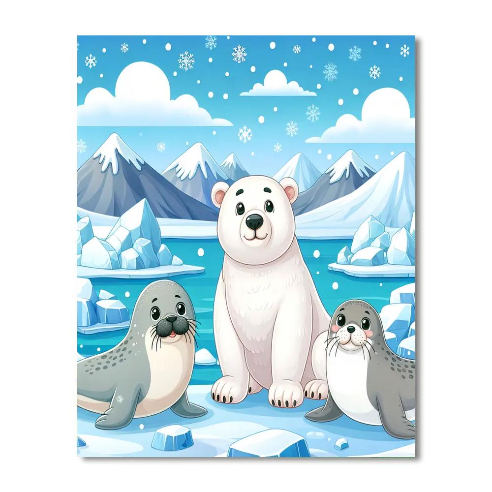 Exploring The Arctic Tundra Paint By Numbers Art