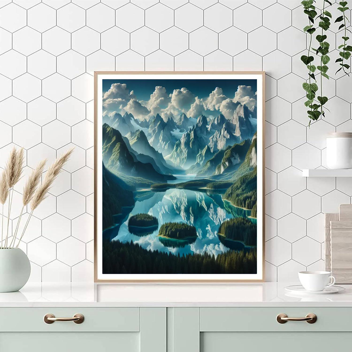 Majestic Wilderness Retreat Numbered Painting Kits