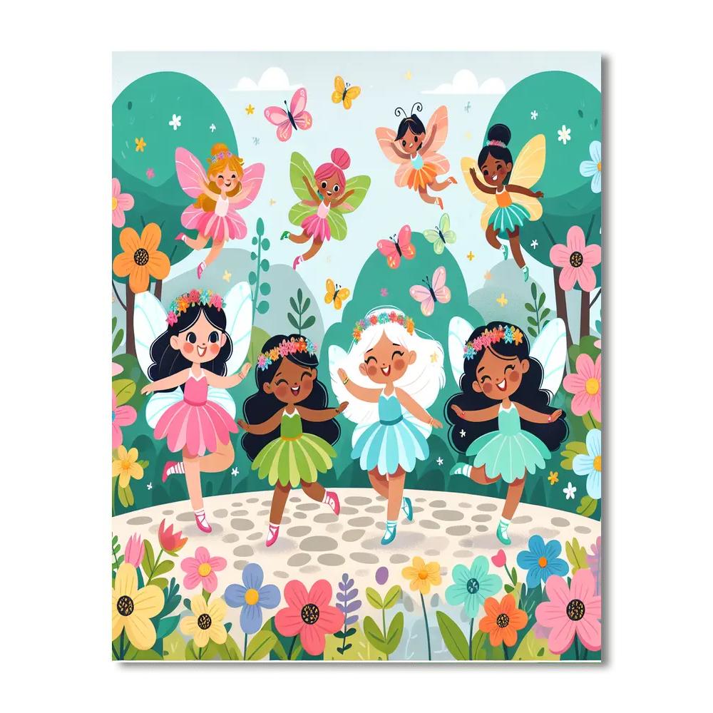 Adventure In The Enchanted Garden Paint By Numbers