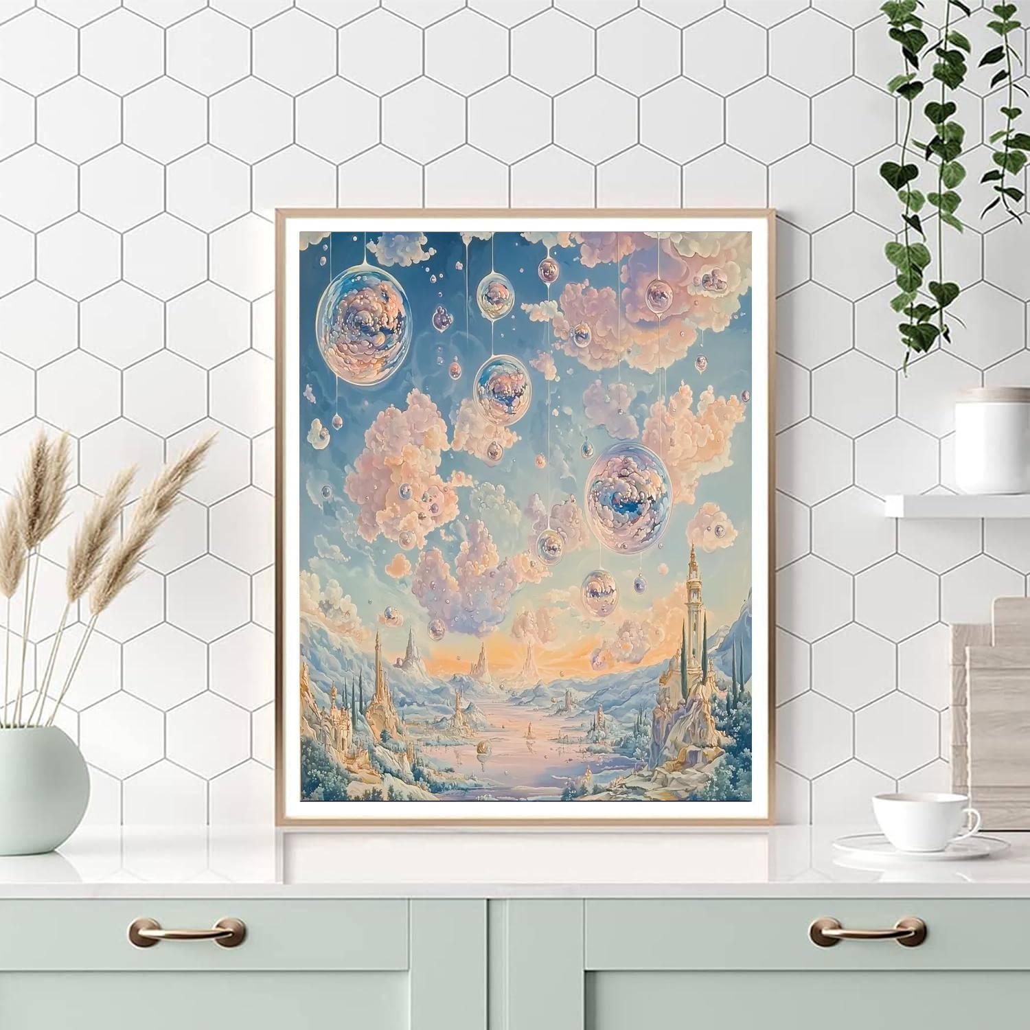 Salvador Dali Inspired Dreamscape Skies  Paint By Numbers