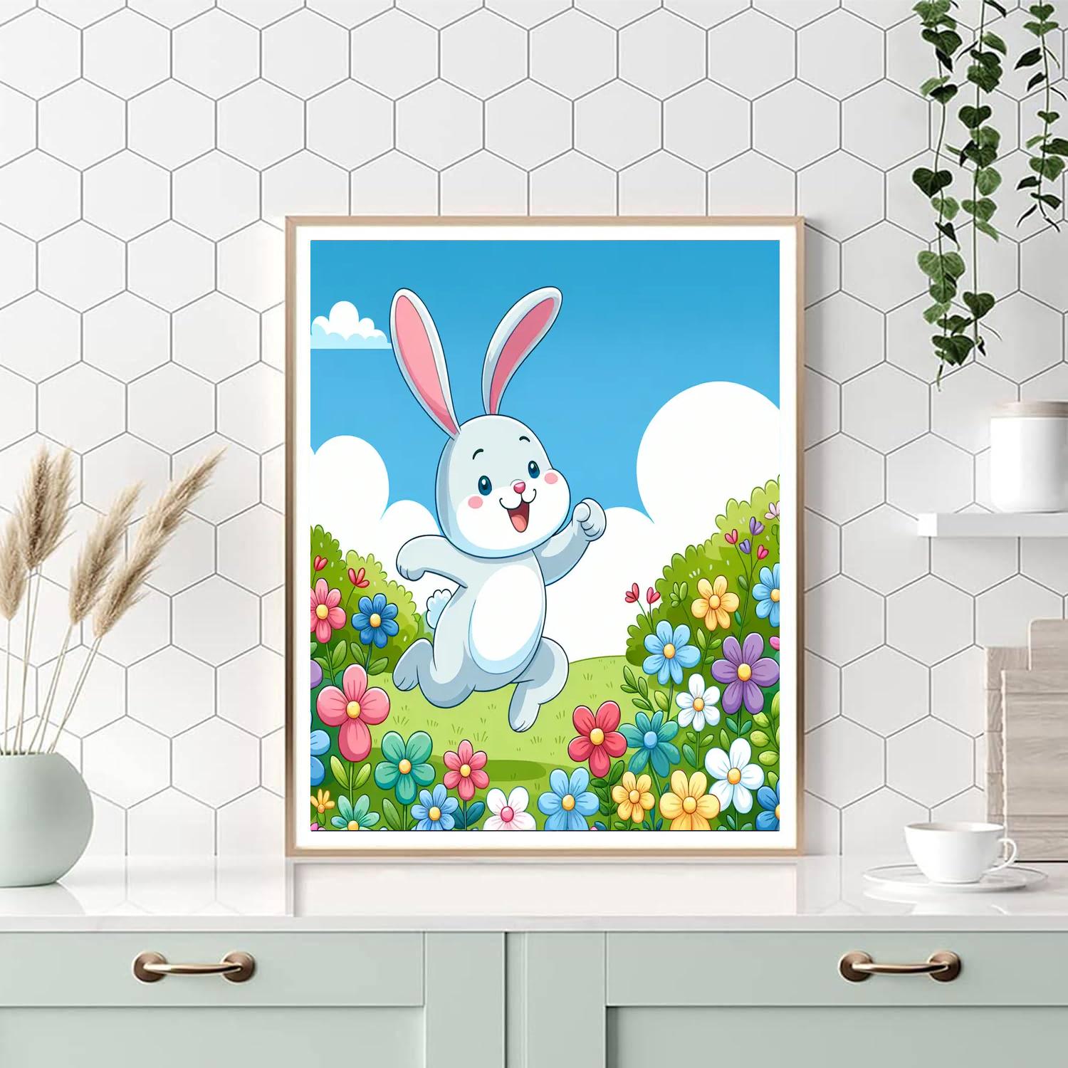 Giggly Bunny Numbered Painting Kits
