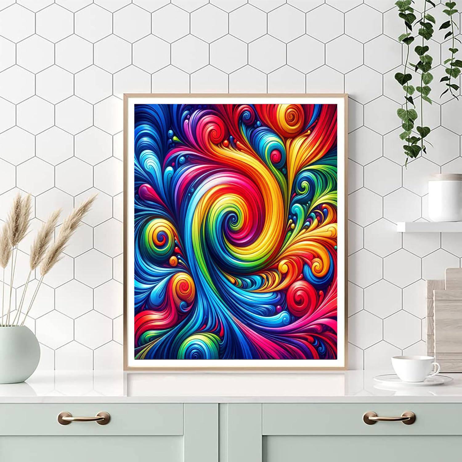 Rainbow Dreams Tapestry Paint By Numbers