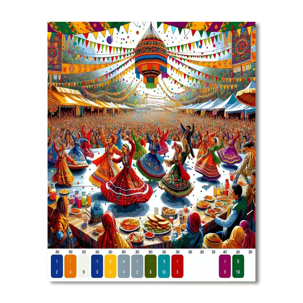 Guelaguetza Paint By Numbers Art
