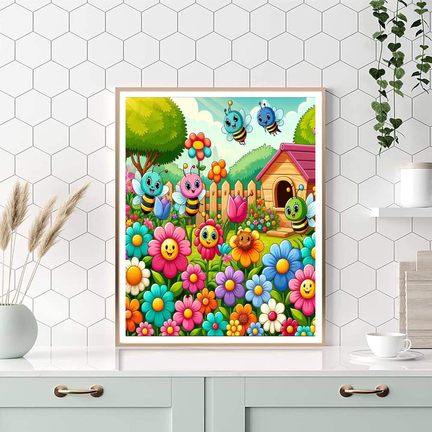 Fantastic Flower Garden Paint By Numbers Kits