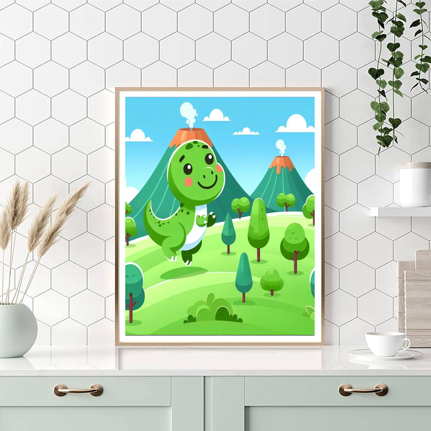 Adventure Dinosaur Land Paint By Numbers Kits