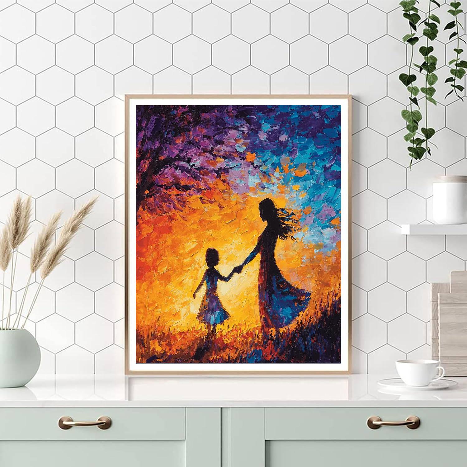 Endearing Silhouettes Numbered Painting Kits