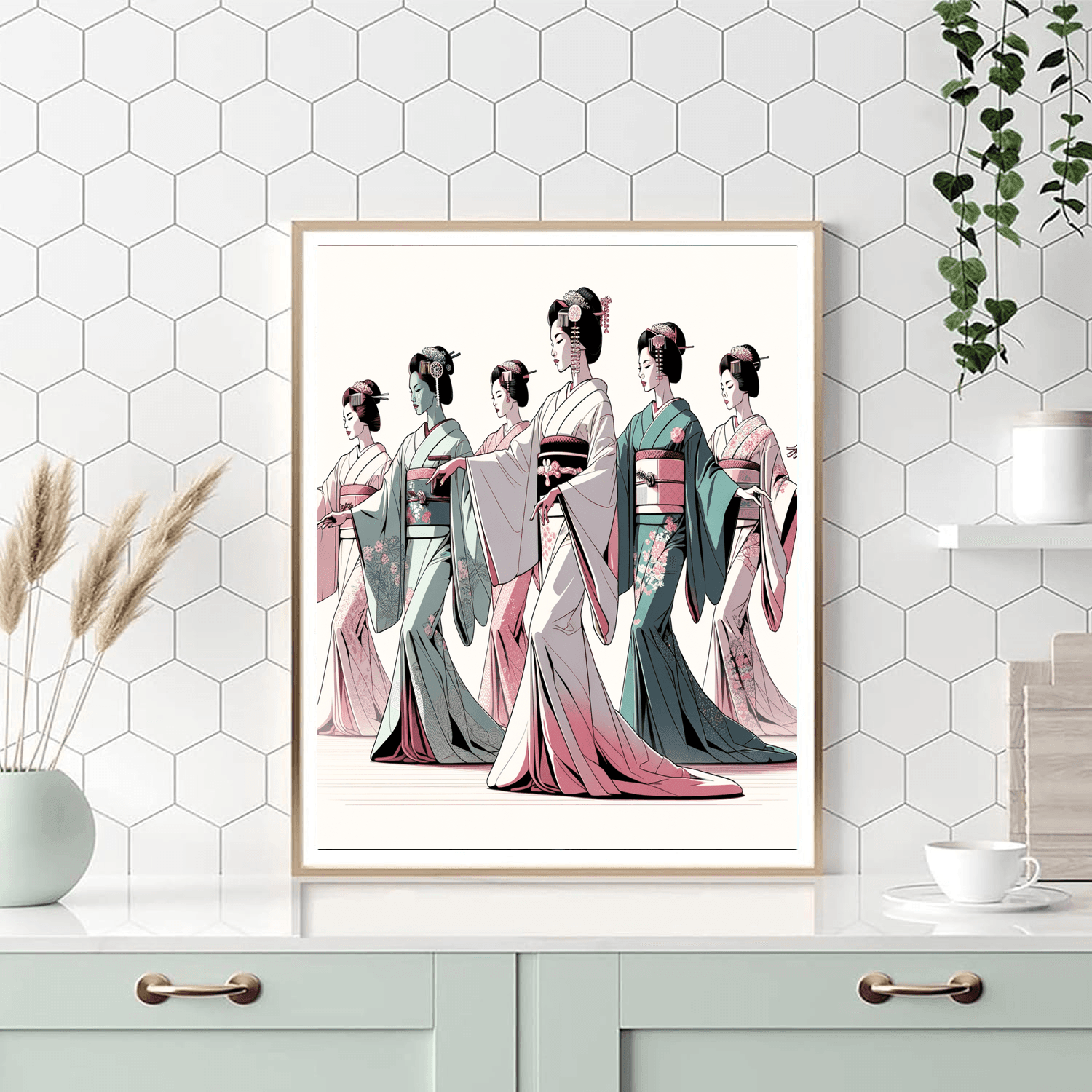 Gion Odori - Japan Painting By Numbers Kit