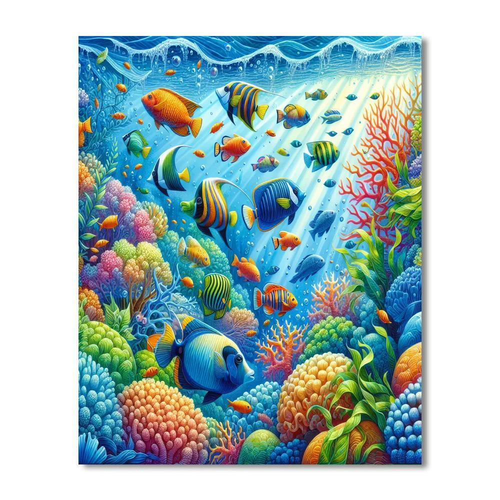 Mystical Ocean Treasures Numbered Painting Kits