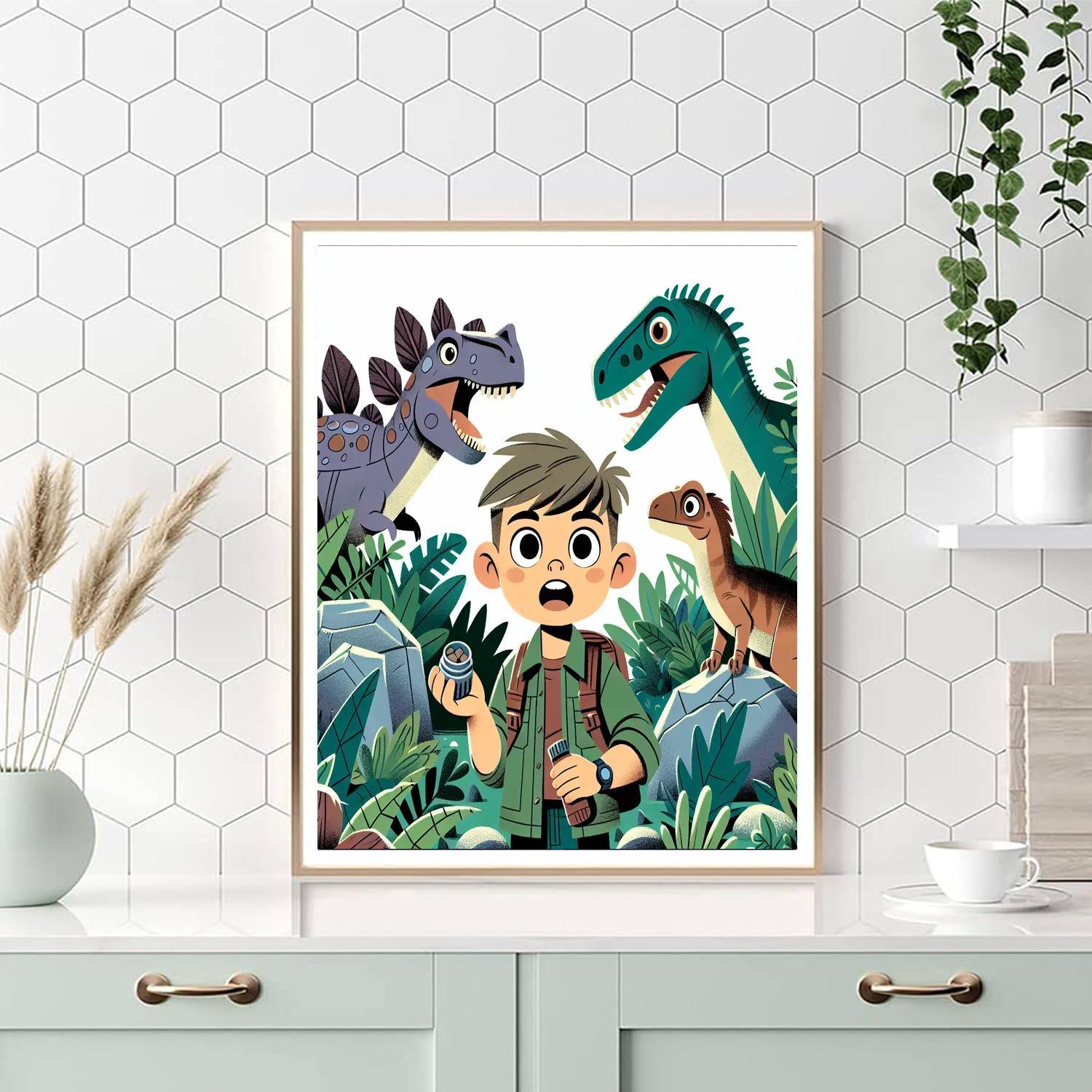 Dinosaur Expedition Safari Paint By Numbers Kits