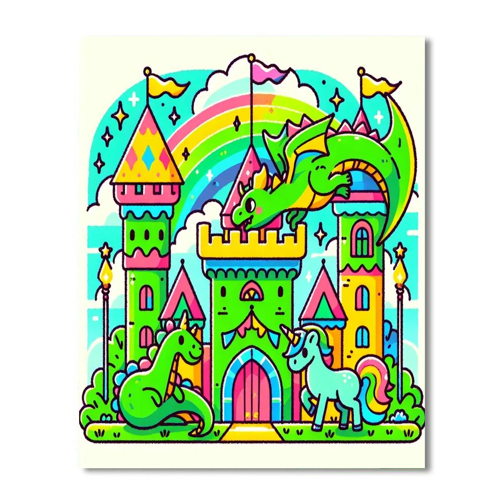 Magic Kingdom Tale Paint By Numbers Art