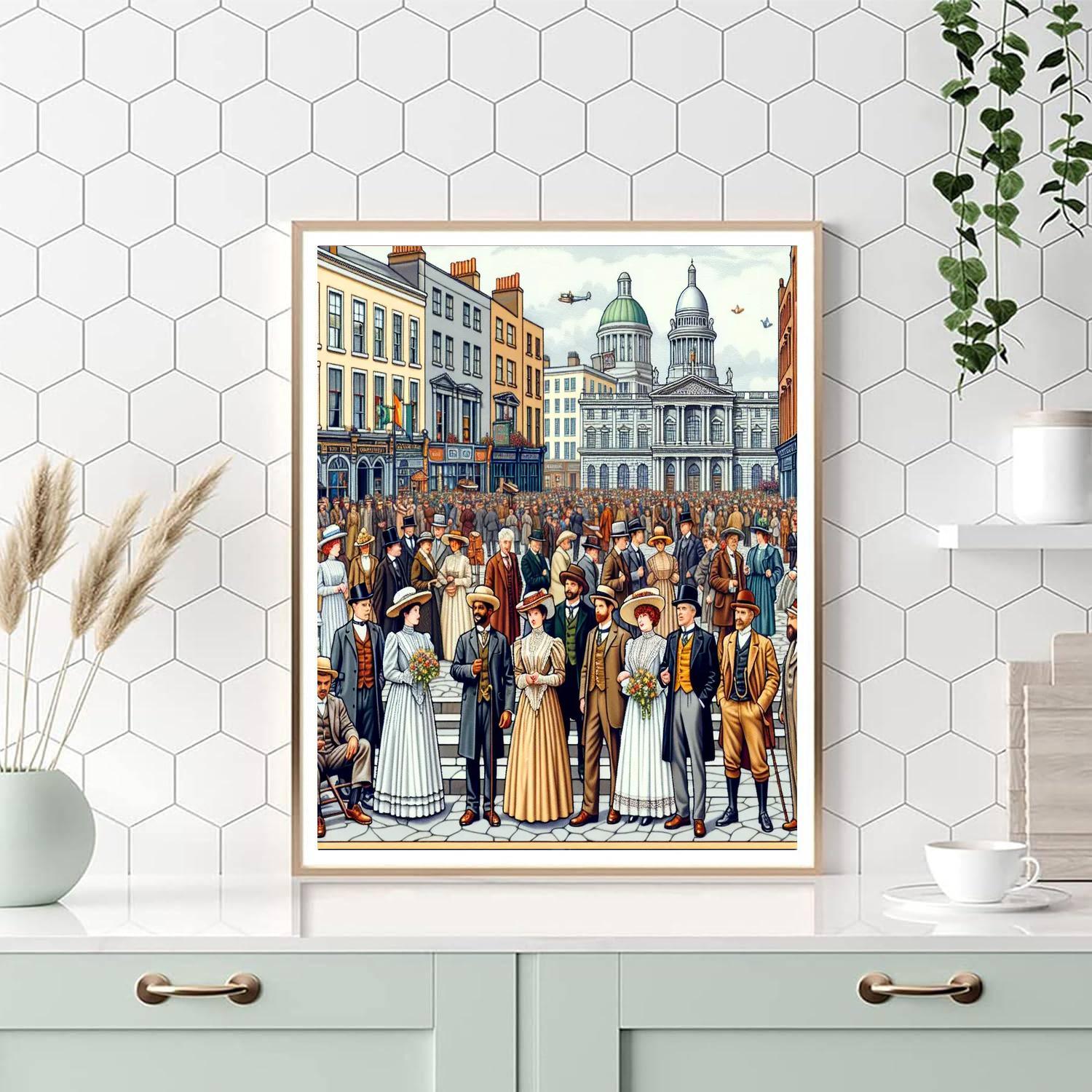 Bloomsday - Dublin Numbered Painting Kits