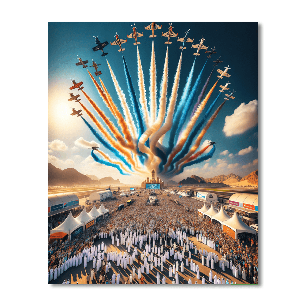 Al Ain Air Show - Abu Dhabi Numbered Painting Kits