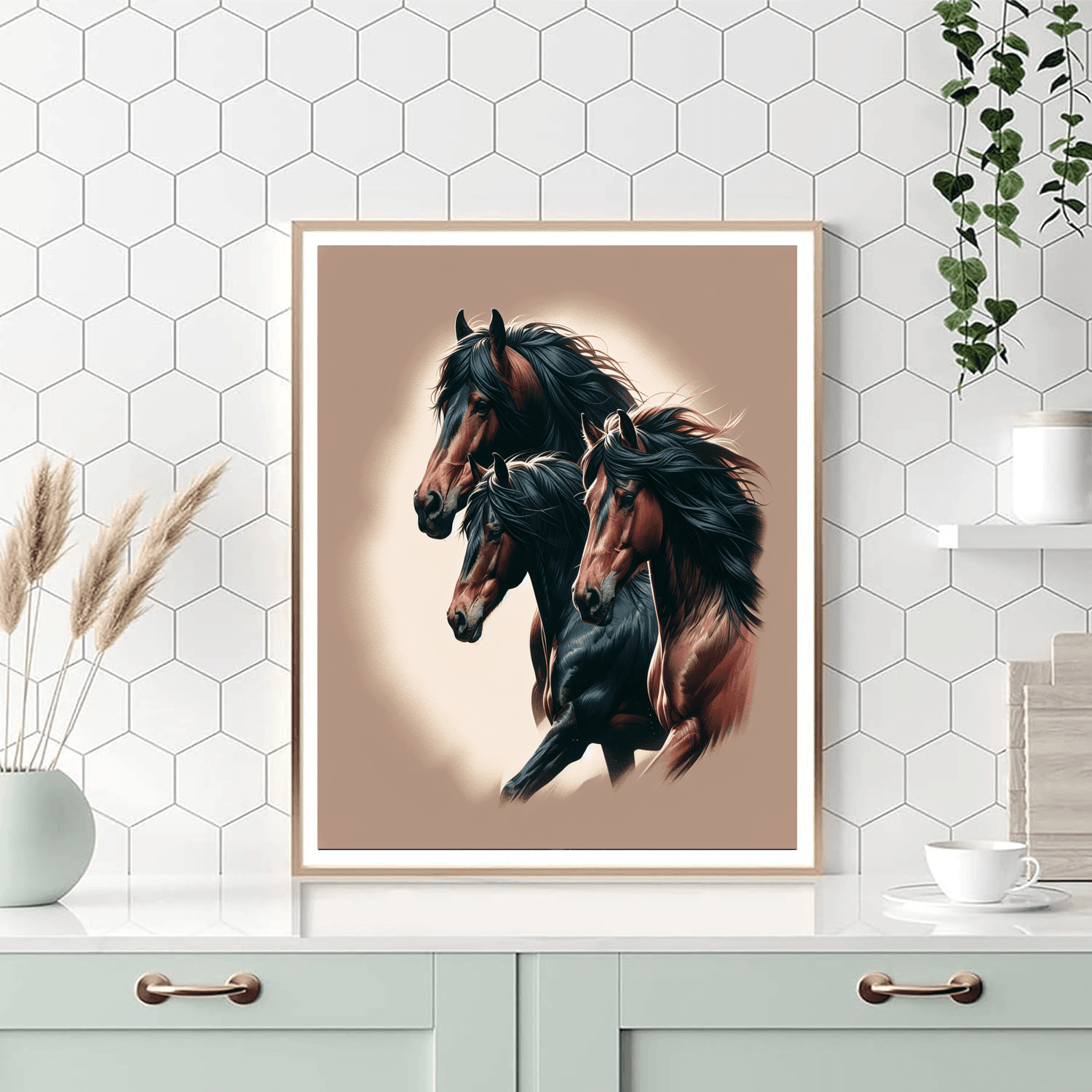 Equestrian Elegance DIY Paint By Numbers