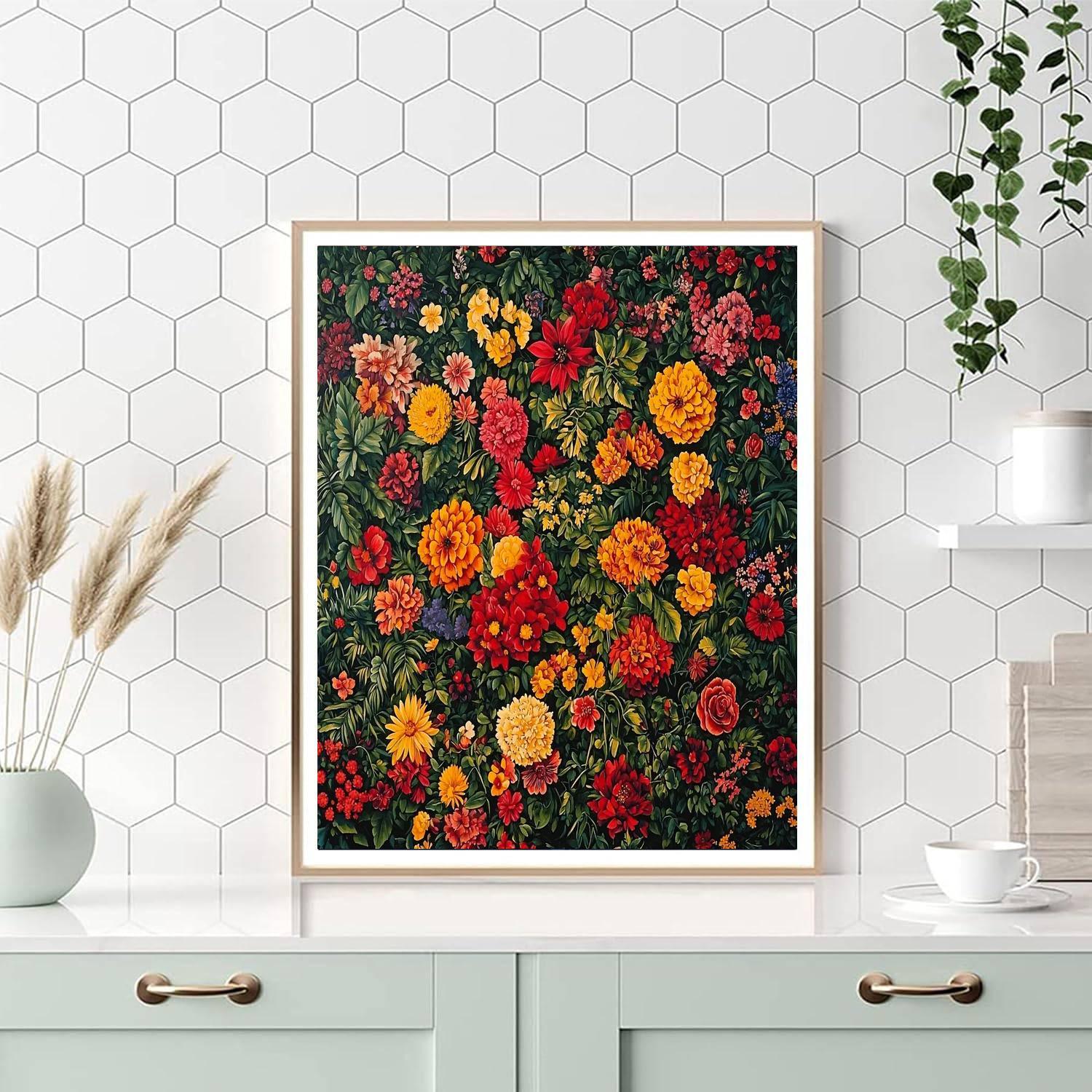 Frida Kahlo Inspired Garden Of Emotions  Paint By Number